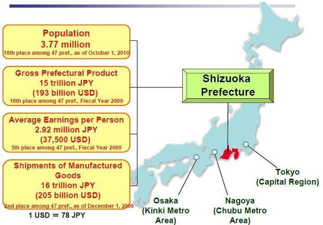 About Shizuoka Prefecture | Facilities & Service | Mt. Fuji Shizuoka ...